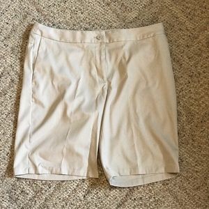 Nike dri fit khaki shorts
